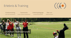 Desktop Screenshot of erlebnisundtraining.de